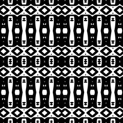 White background with black pattern. Seamless texture for fashion, textile design,  on wall paper, wrapping paper, fabrics and home decor. Simple repeat pattern.