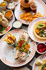 Sizzling Mexican Culinary Delight: Tantalizing Tacos and Zesty Salsa