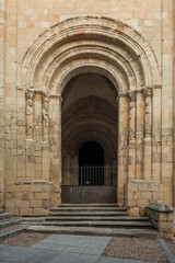 Fototapeta na wymiar Arches of an access to an ancient church