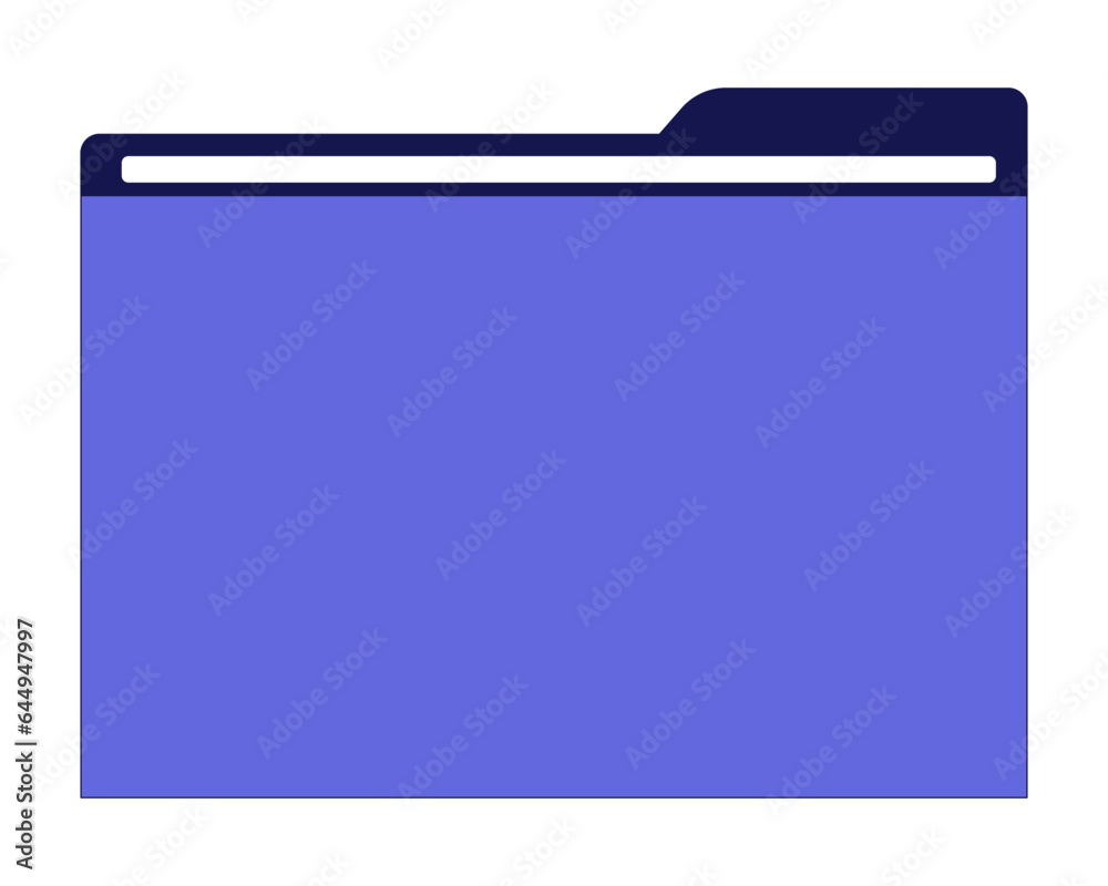 Poster nineties file folder flat line color isolated vector object. retro organization archive computer. ed