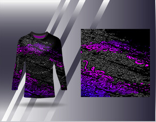 Sports jersey and tshirt template sports design for football racing gaming jersey vector	