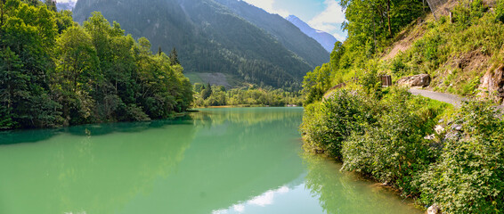  the flume lake above the Sigmund Thun flume at Kaprun, Austria