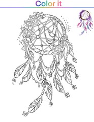 Meditation relaxe coloring book for adults and kidsdreams catcher