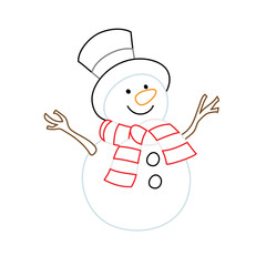 Coloring book or page, illustration. Educational Game for Kids.