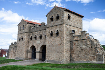Fototapeta na wymiar Rebuild Fort Arbeia Gate