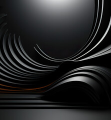 Modern black cover background