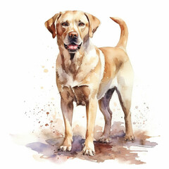  A Realistic Painting Celebrating the Beauty of a Dog - Capturing Loyalty and Elegance in Every Detail