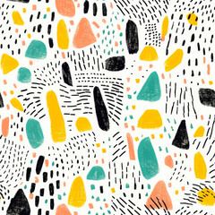 Abstract Painted Background For Cafe Wall Or Website Backdrop Created With Artificial Intelligence
