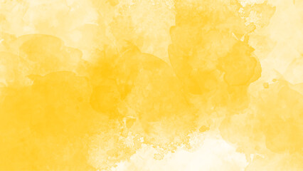  watercolor yellow background. The color splashing on the paper stone texture. Watercolor, ink vector background collection with white, brown, orange, yellow beige for cover. 