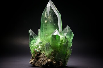 green Quartz crystal