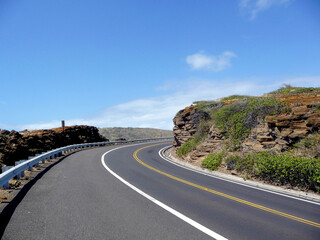 scenic view of landscape along Kamehameha Highway on Oahu