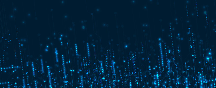 Technology abstract futuristic background for internet business. Big data concept.
