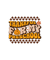 Thanksgiving Retro SVG Cut File Design, Thanksgiving Retro Design
