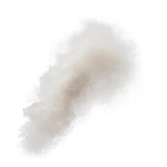Smoke isolated transparent background 3d rendering
