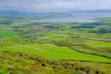 Beautiful landscape on the coastline of Kerry County, Ireland, Europe