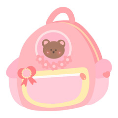 pink child Bag Backpack 