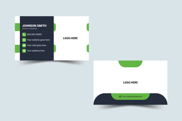 This is a modern business card. Clean & Eye-catchy professional work. This Business card designed for a corporate company and suitable for all businesses industry. You can easily edit and customize it