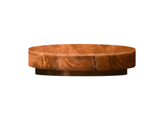 wooden stage podium for displaying new product promotion