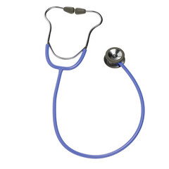 Stethoscope on a transparent background. 3D render
