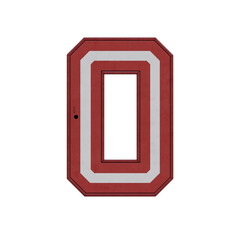 Locker Room Box 3D Alphabet or Lettering