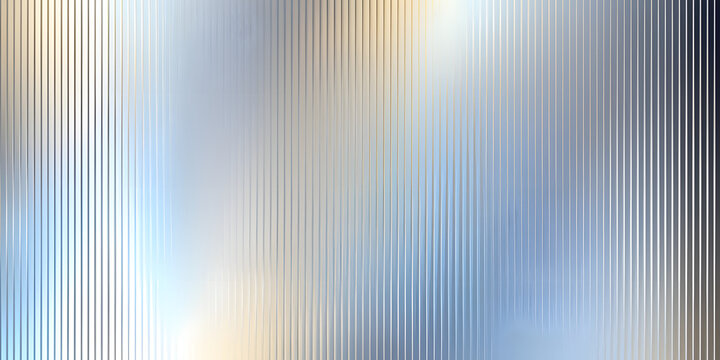  iridescent silver holographic chrome Background and texture of polycarbonate plastic, showcasing its transparent and corrugated surface. This material is commonly used for partition walls or roofing