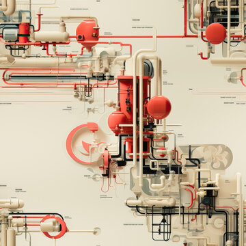 Pipeline canalization repeat pattern