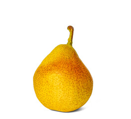 ripe pear isolated on white background