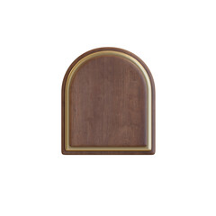 Fototapeta premium Art deco Wooden Decoration 3D Alphabet or Lettering