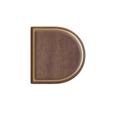 Art deco Wooden Decoration 3D Alphabet or Lettering