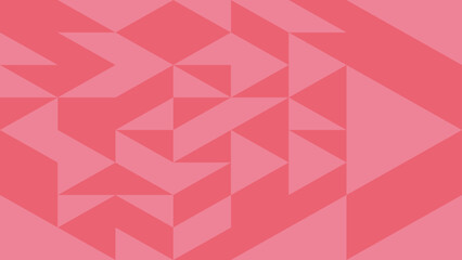 ピンク色の三角形のパターン背景