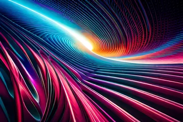 Gordijnen abstract colorful background © Mehwish