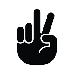 Hand icon vector on trendy design