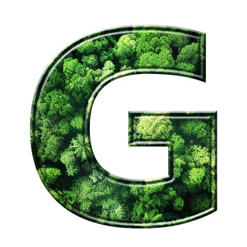 Green ALPHABETS AND NUMBERS