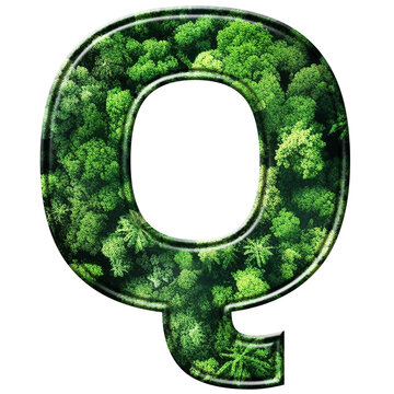 Green ALPHABETS AND NUMBERS