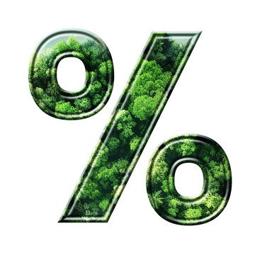 Green ALPHABETS AND NUMBERS