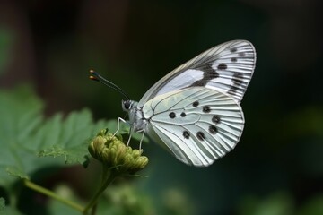 Obraz premium A vibrant butterfly perched on a colorful flower