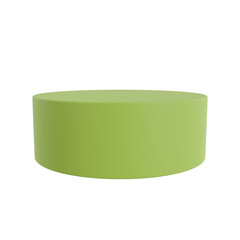 Realistic 3d podium pedestal circle.