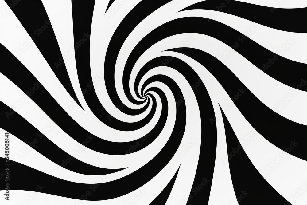 Wall mural a black and white swirl pattern