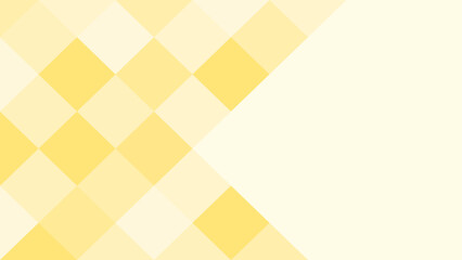 16:9の背景 / イエローのモザイクブロックデザイン