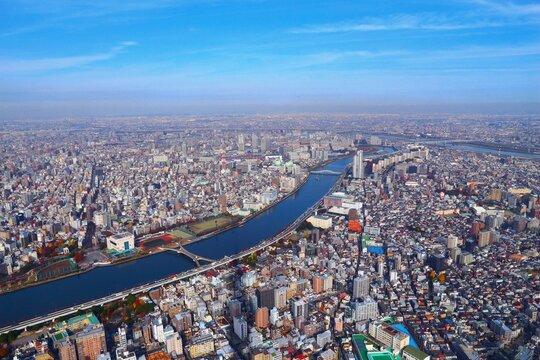 Sumida River in Tokyo
