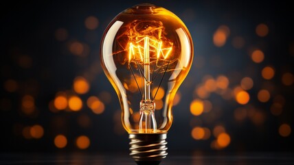 bulb that is yellow,.