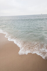 waves on the beach