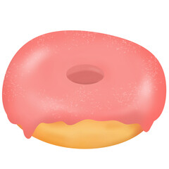 Bread, drawn by hand, colorful, appetizing, can be decorated in a variety of ways