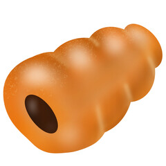 Bread, drawn by hand, colorful, appetizing, can be decorated in a variety of ways