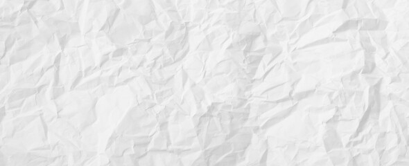 white crumpled paper