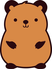 Quirky Quokka flat icon