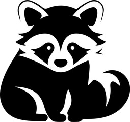 Red panda flat icon