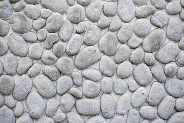 Variety size of stone wall texture background