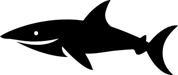 Reef shark flat icon