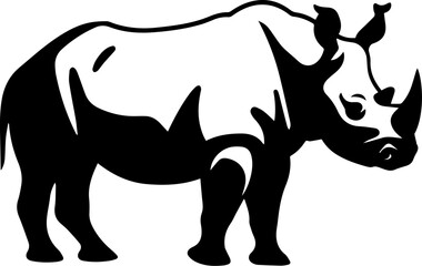 Rhinoceros flat icon